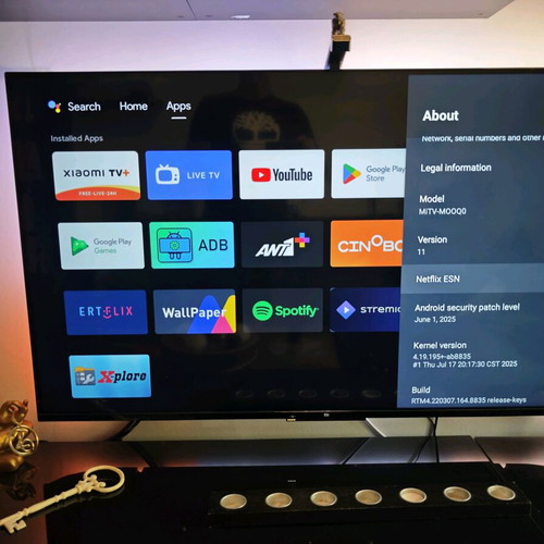 Xiaomi Mi TV P1 55" like new, 4K UHD, Android 11