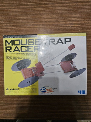 Mouse Trap Racer assembly toy new