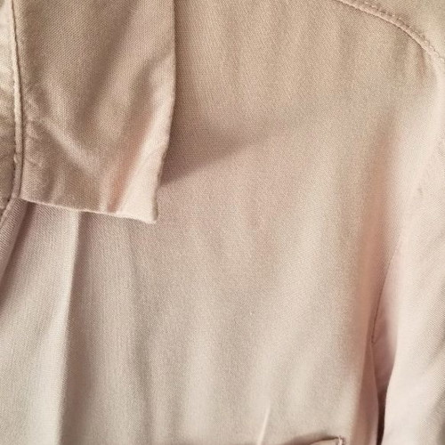 Shirt used in soft pink shade, size S