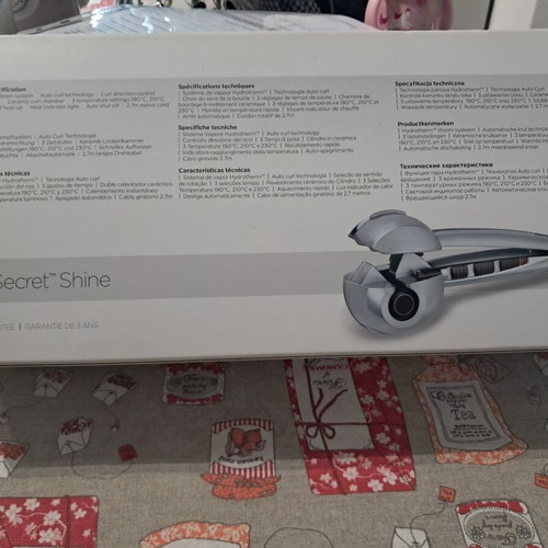Babyliss steam curling iron