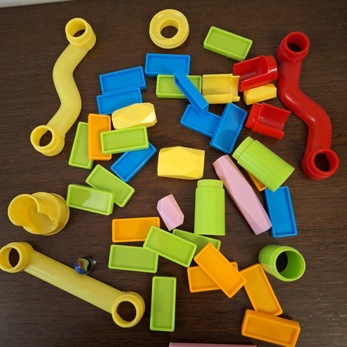 Domino board game new, 78 pieces with marble