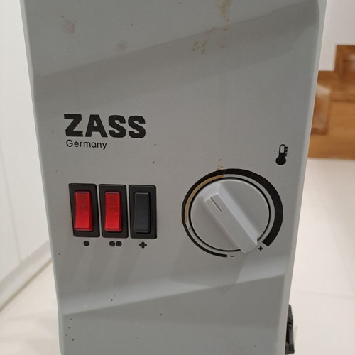 Zass oil-filled electric radiator used 2000W with fan and 12 fins