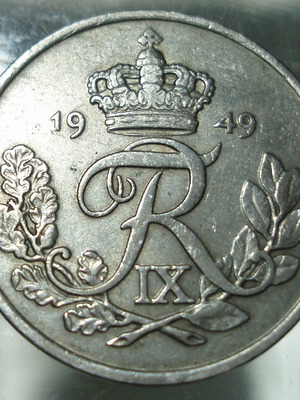 Νόμισμα 25 Øre 1949 Frederik IX μεταχειρισμένο