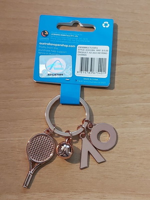 Μπρελόκ Australian Open αυθεντικό, αχρησιμοποίητο