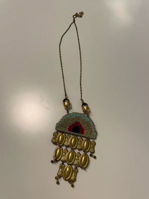 Boho necklace ethnic style steel from Cyclades