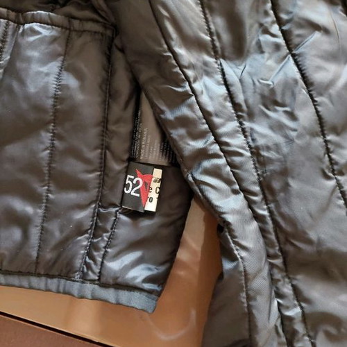 Motorcycle jacket used for men with removable lining