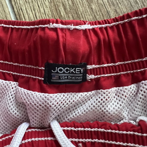 Jockey men's shorts swimwear like new, red, sizes M L