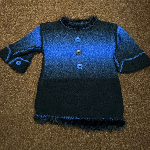 Handmade knitted sweater unused size L