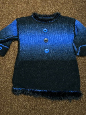 Handmade knitted sweater unused size L