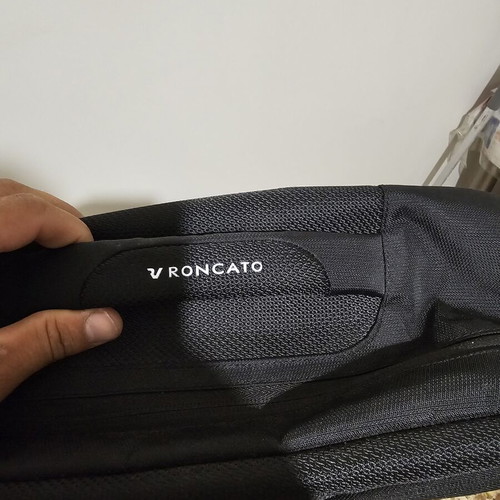 Roncato fabric backpack black new