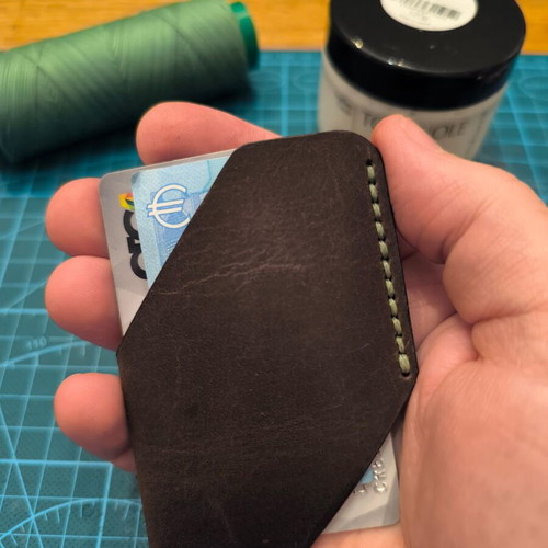 HANDMADE LEATHER CARD WALLET
