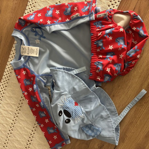 Zoocchini Baby Swim Diaper Set 3pcs with Sun Protection 12-24 Months