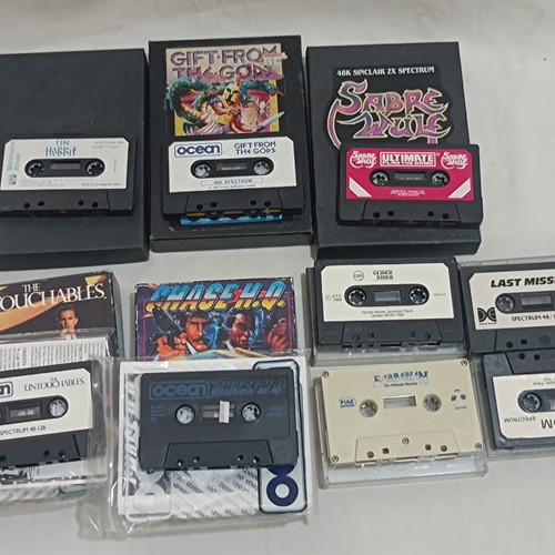 Sinclair Spectrum 48/128 game cassette pack of 9