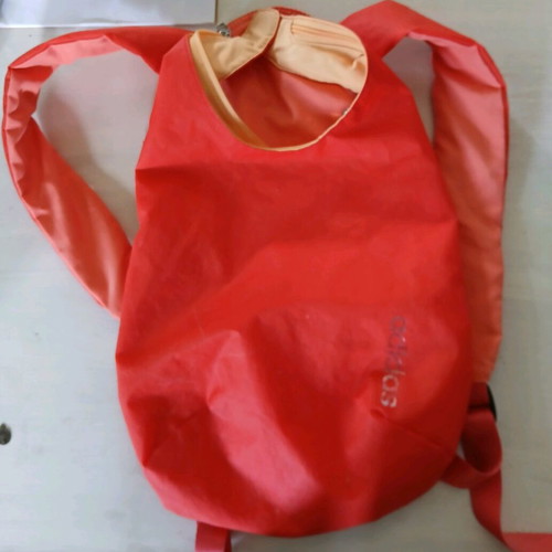 Adidas vintage 2001 backpack like new, coral orange