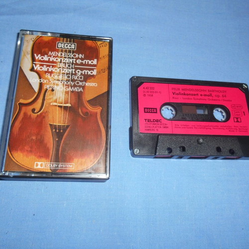Violinkonzert E-Moll Mendelssohn cassette used