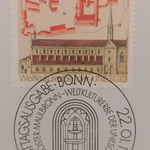 German 1998 first day cover stamp set, mint condition