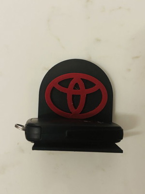 Toyota wall mount key holder with small shelf