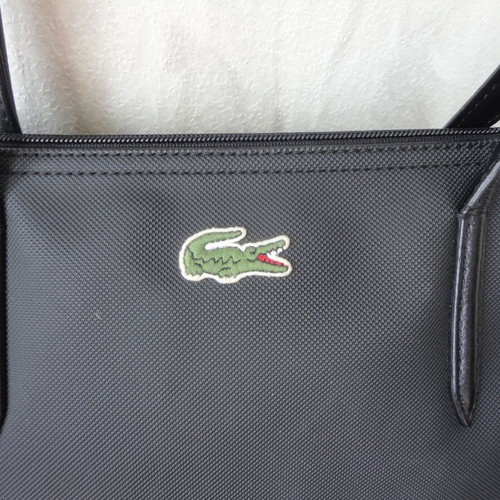 Lacoste shoulder bag like new, black