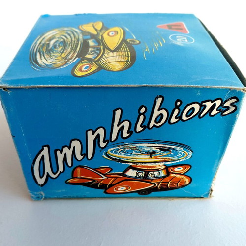 Amphibion Wind-Up Toy 1960s New Greek Made