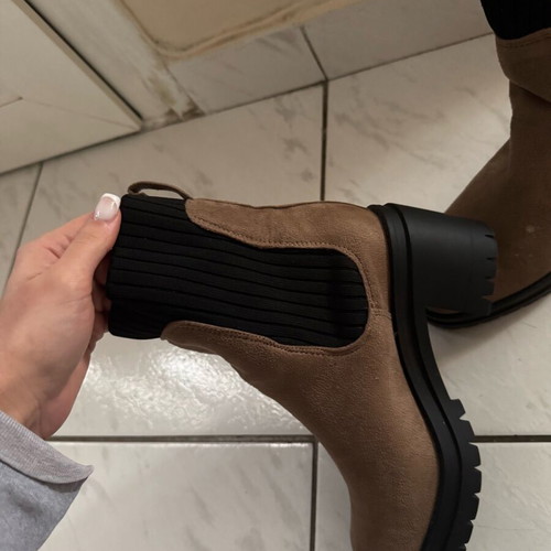Women's ankle boots size 36 like new, black and brown