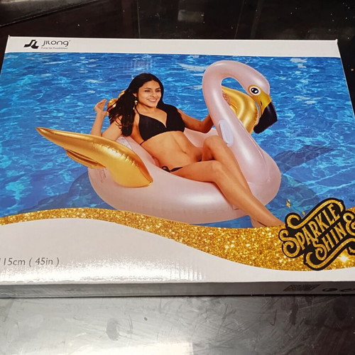 Inflatable flamingo for sea and pool, new