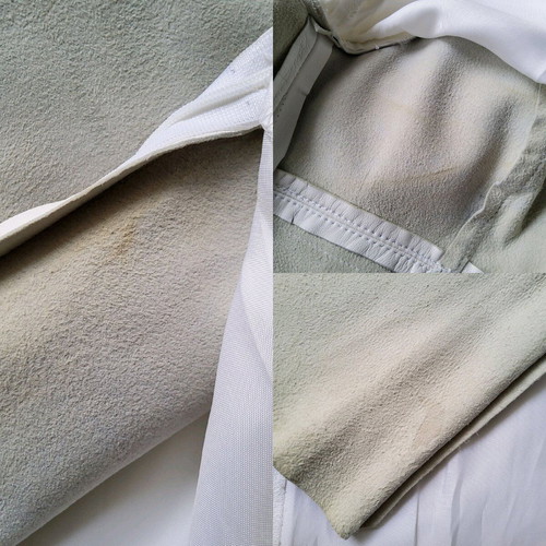 Plein Sud vintage 90s y2k soft grunge preppy buckle leather mini dress like new, white, size M