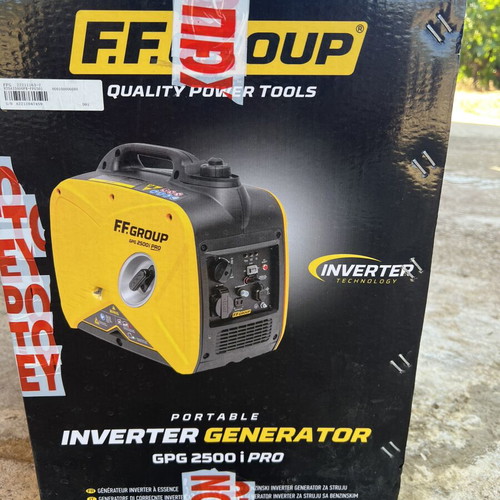 F.F. Group GPG 2500I PRO Gasoline Inverter Generator 2.5kVA new