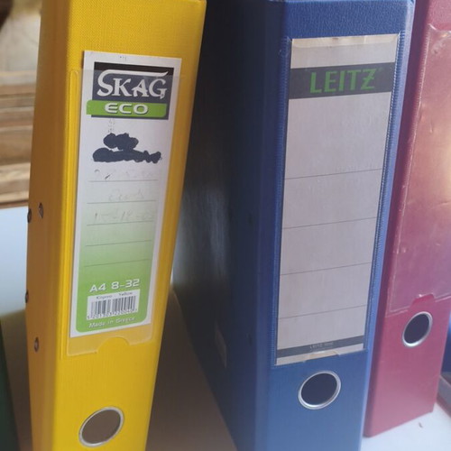 Binder pack of 13 pcs 8/32 for A4 like new Skag and Leitz