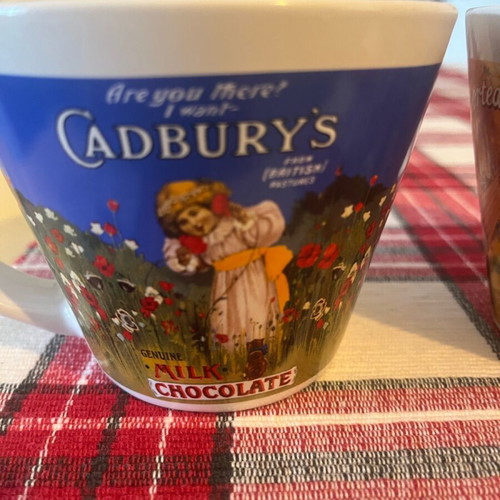 Cadbury’s collectible mugs used, set of 2 pieces