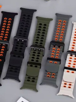 Silicone Strap with Holes for Samsung Galaxy Watch 8 and 8 Classic