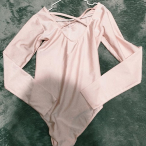 Ballet and dance leotard and shoes used size 34-35 pink