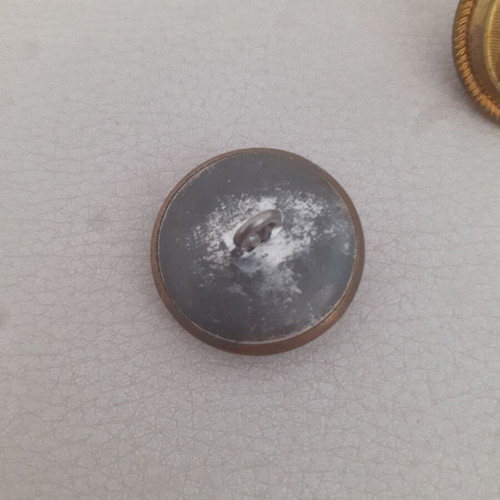 Vintage metal buttons of Royal Navy 1950s, pack of 12, like new