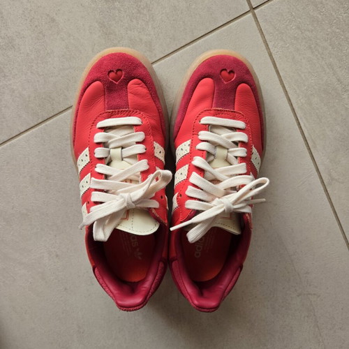 Adidas Sambae W sneakers like new, red leather, size 36.5