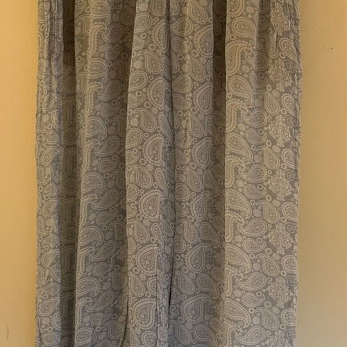 Zara wide-leg pants with paisley print, size XS/S, like new