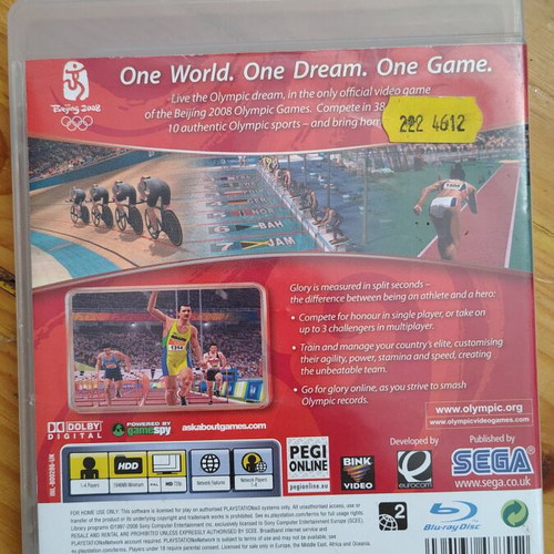Beijing 2008 PS3 game used, complete with manual