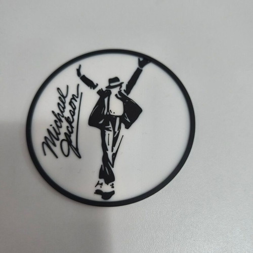 Michael Jackson coasters new made of PLA plastic