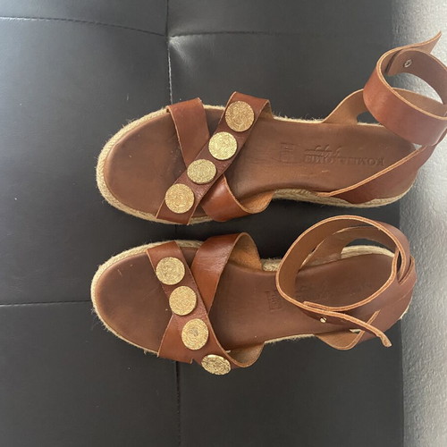 Komis & Komis platform sandals size 37, brown