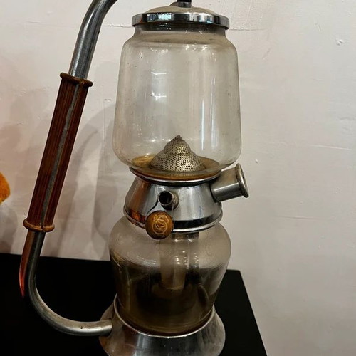 Vintage interwar art Deco coffee maker used