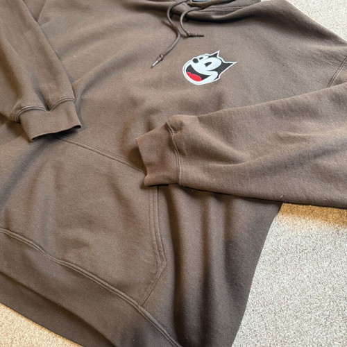 Warg hoodie dark brown like new, XL