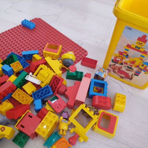 Lego Duplo vintage blocks used, 80s-90s