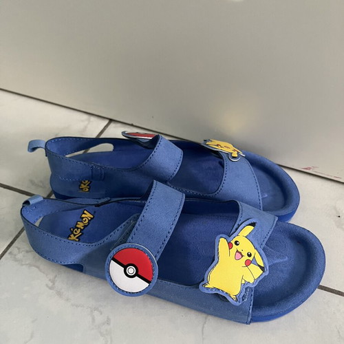 Pokémon sandals new, size 34, blue H&M
