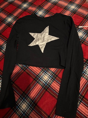 Shein black blouse like new, size S