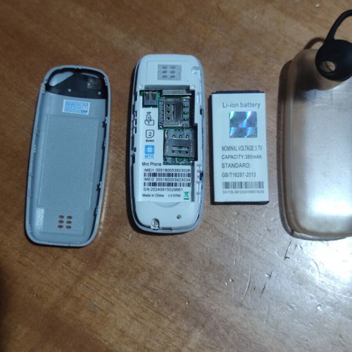 L8STAR BM10 Mini mobile phone like new, dual SIM, gray