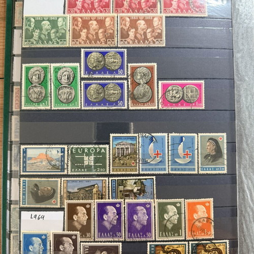 Leuchtturm album with used Greek stamps 1863-2020