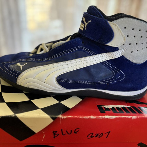 Puma Grit Cat Co Vintage Motorsport Boots, EU 46, Blue