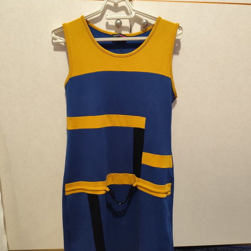 Batida dress multicolored like new made of viscose