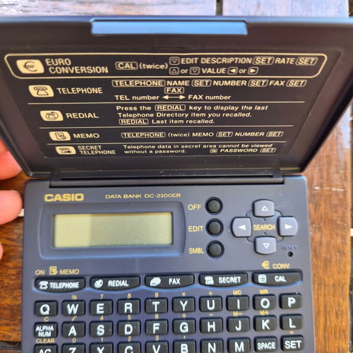 Casio DC-2100ER Digital Calculator and Organizer with Phonebook