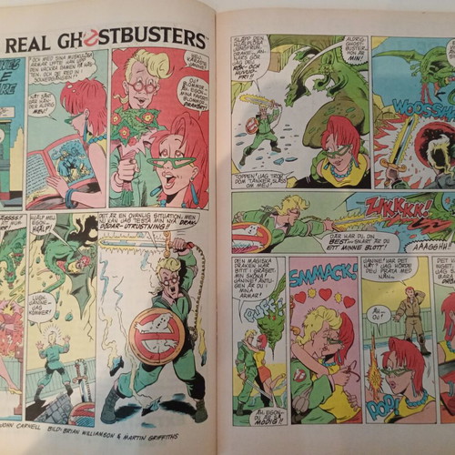 The Real Ghostbusters comic like new, Danish language