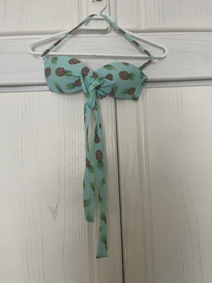 Calzedonia kids' bikini 13-14 years turquoise with pineapples
