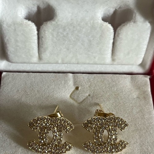 Chanel women's earrings new, gold and silver